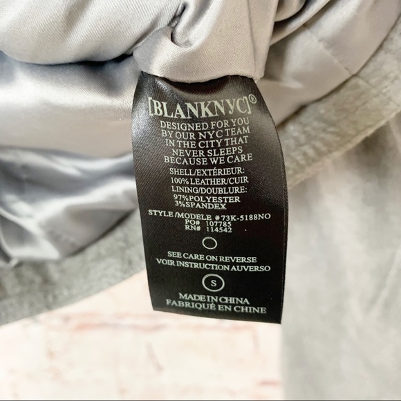 Blanknyc Suede Soft Fog Moto Jacket - Picture 6 of 8